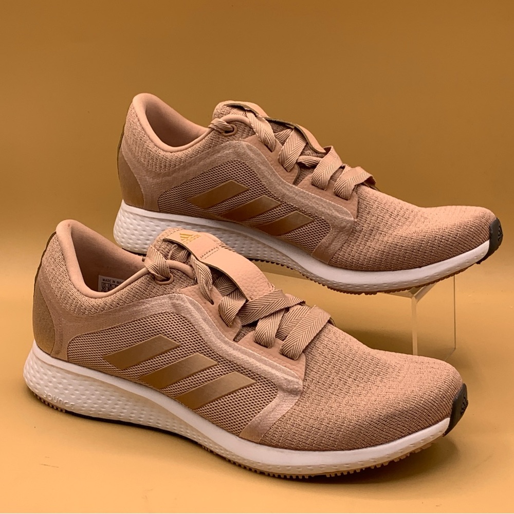 Adidas Women's Edge Lux 4 Sneakers Shoes 'Halo Blush Copper Metallic' - Size 10